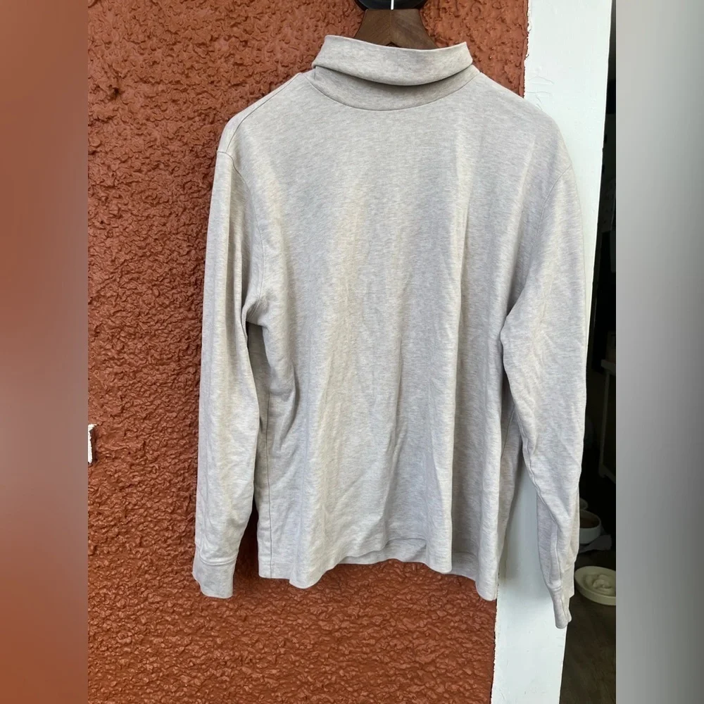 LANDS' END Long Sleeve Shaped Fit Turtleneck Top Shirt Size Extra Large 18-20
